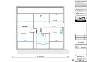 Survey floor plan conversion from commercial to flats to a listed building